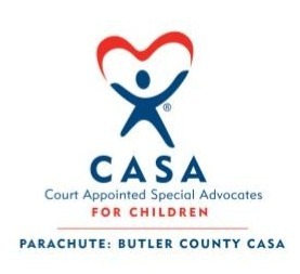 PARACHUTE: Butler County CASA logo