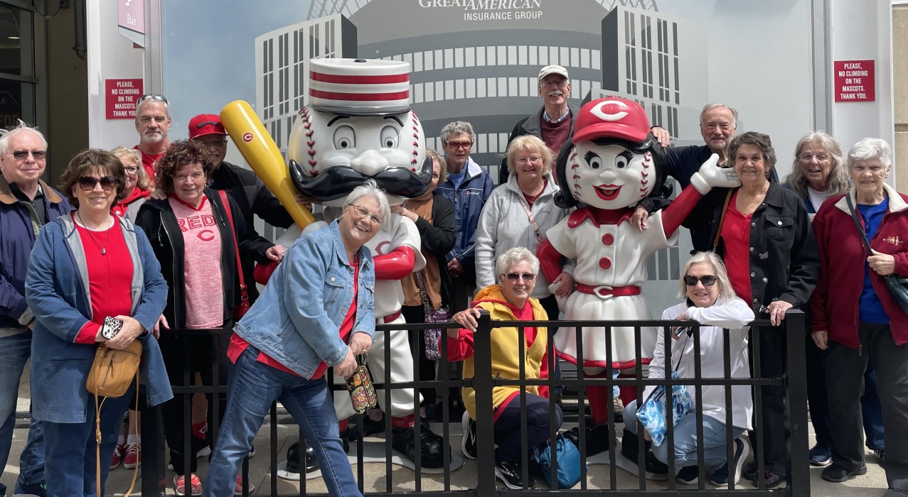 55+ at Reds Game group